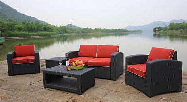 Rattan premium 2 set dark Rattan premium 2 set dark